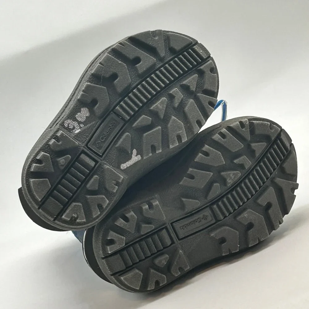 Columbia Kids Powderbug Plus II Waterproof Snow Boots Navy Blue BV1326-464  US 5